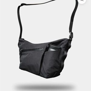 Black Crossbody Bag with Adjustable Strap